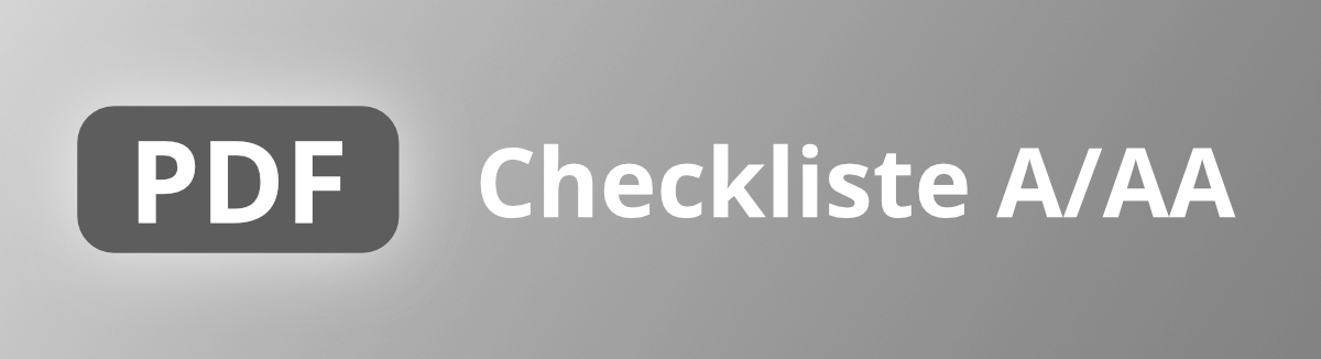 Checkliste A/AA