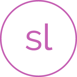 Logo Articulate Storyline 360 mit einem pinken Kreis, in welchem mittig die Abkürzung sl steht